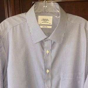 Charles Tyrwhitt 17.5” x 36” non-iron dress shirt